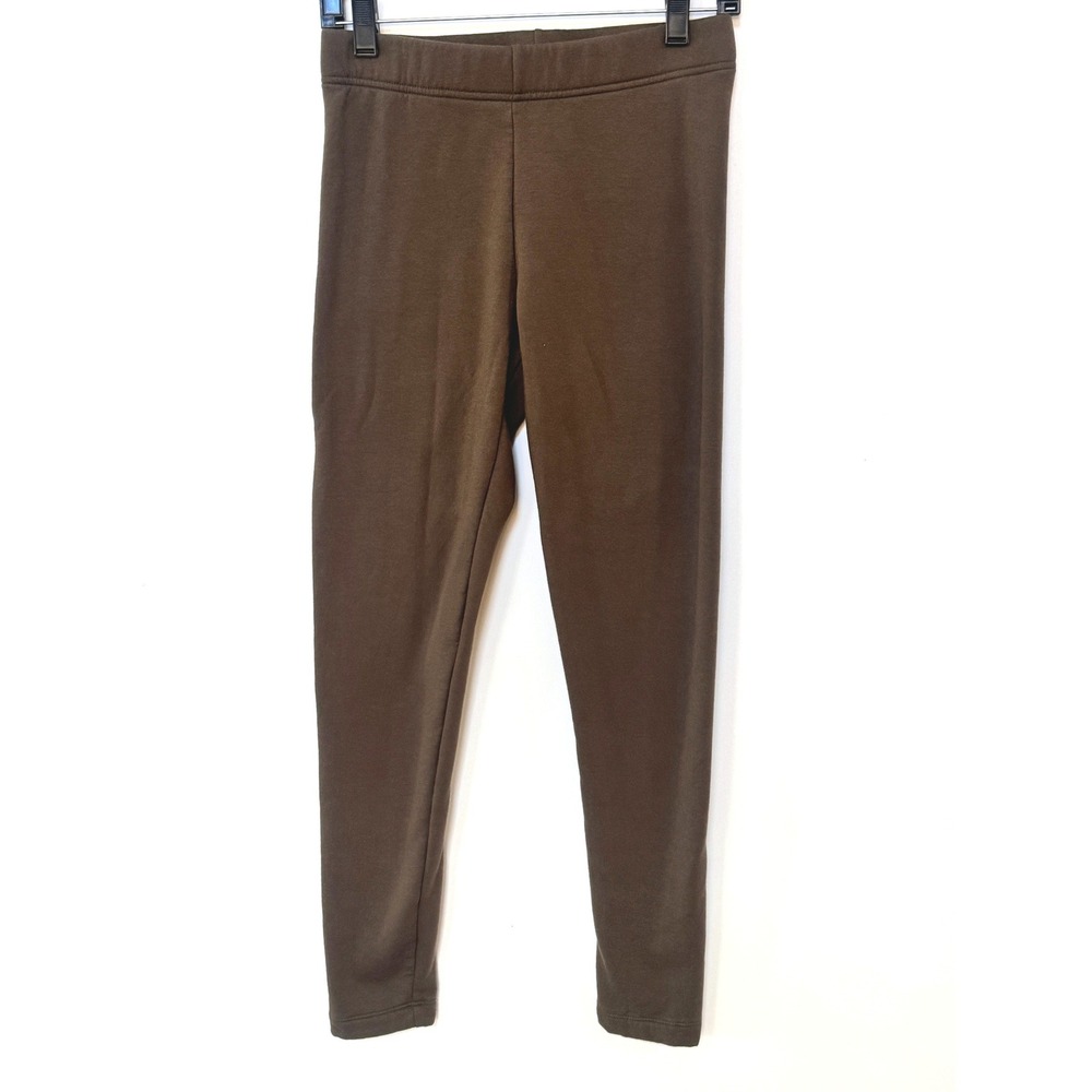 Old Navy Women's M Dark Olive Fleece Lined Leggings High Rise Stretch NWOT